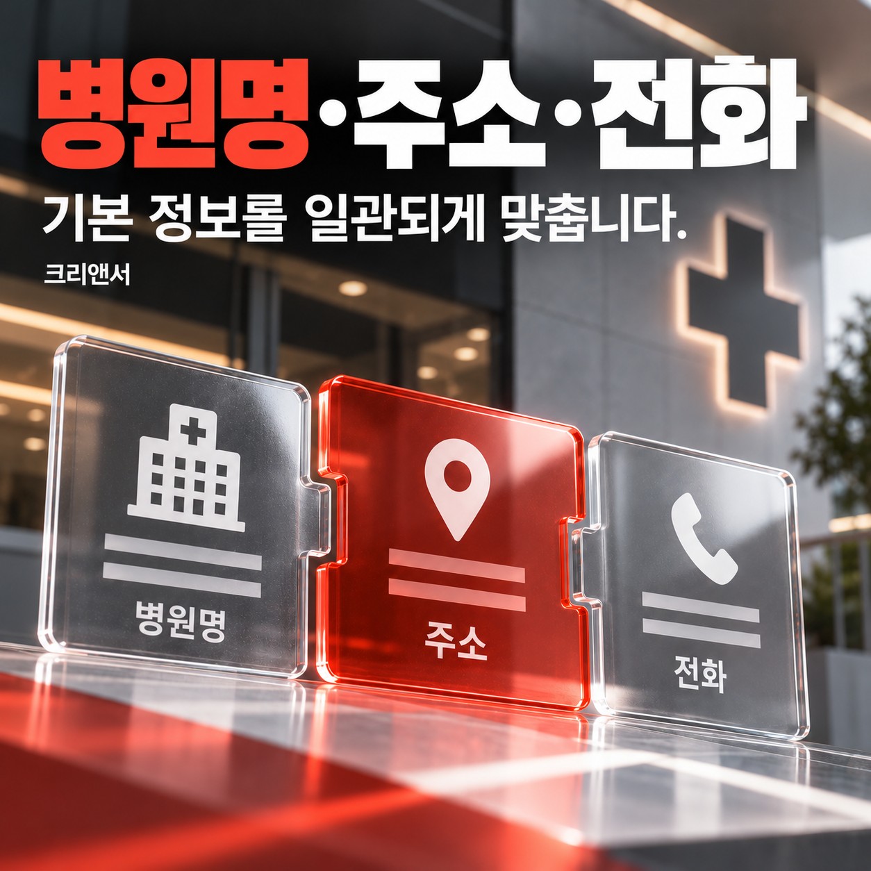 병원명·주소·전화